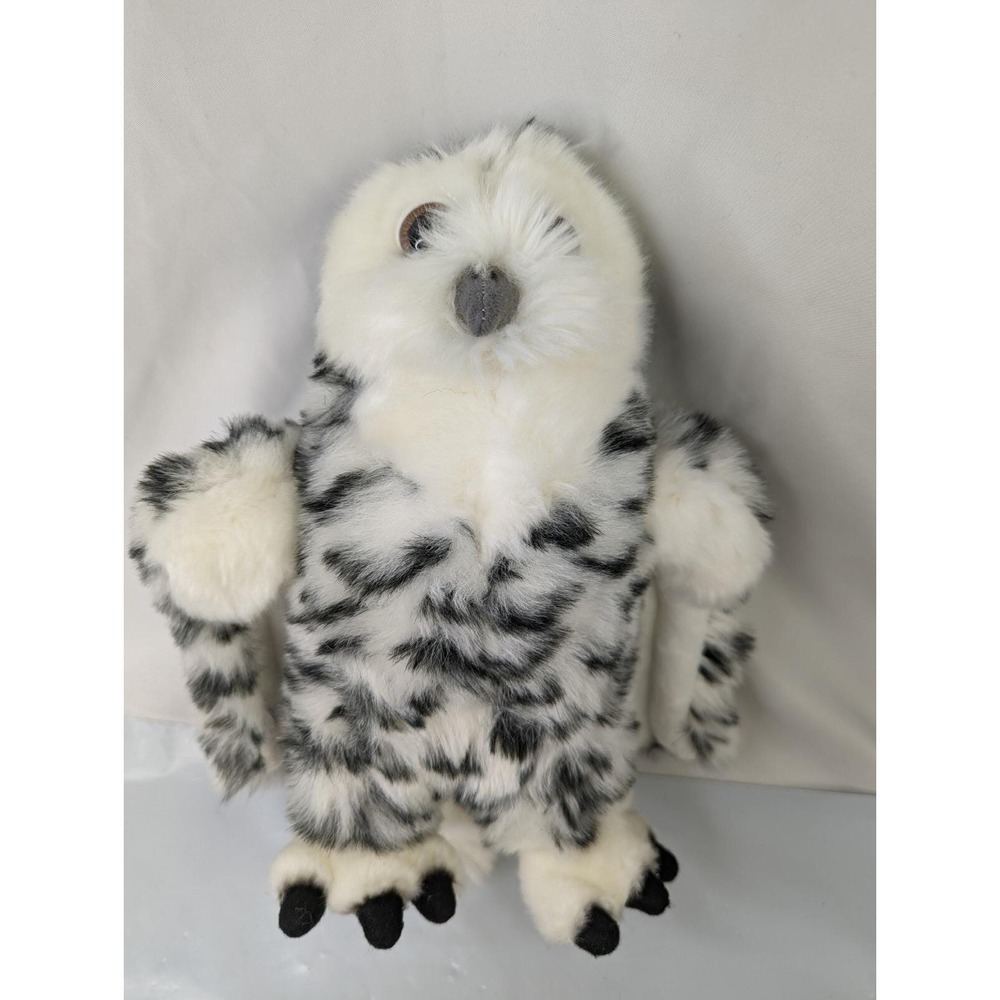 SOS Save Our Space Snowy Owl Bird Plush 10 Inch 2003 Stuffed Animal Toy